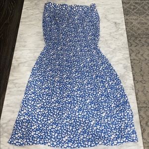 ZARA floral midi skirt